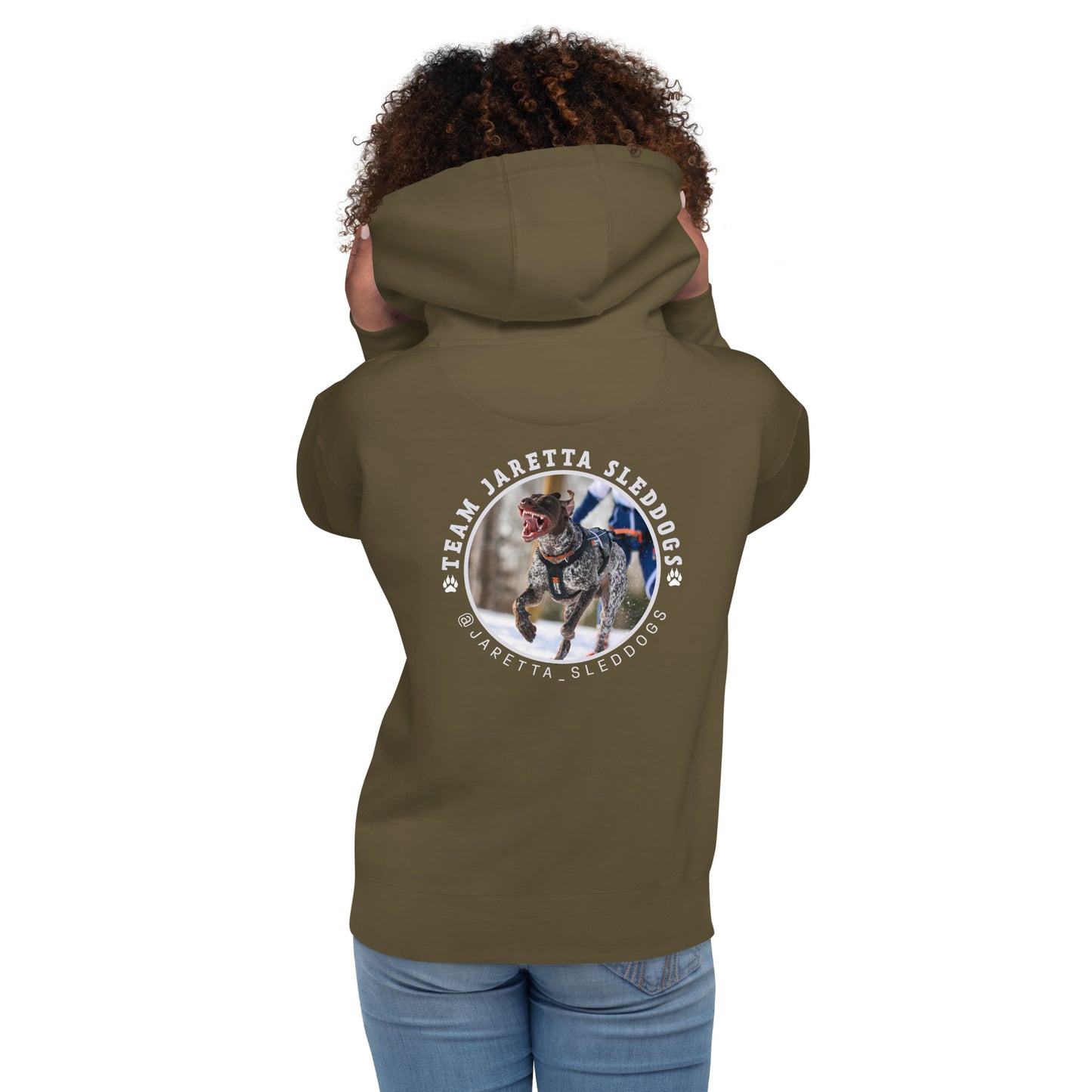 Premium-Unisex-Hoodie „Jaretta Sleddogs“.