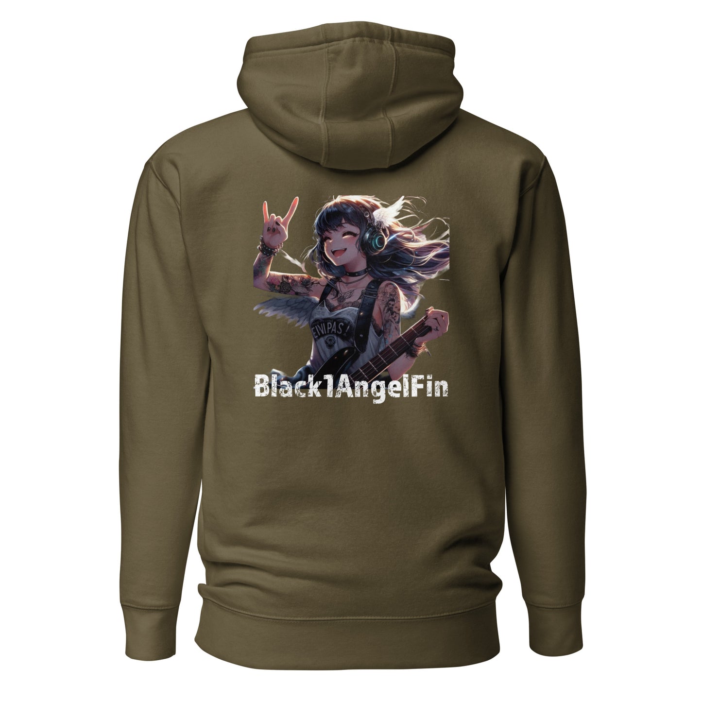 "BlacAngelfin" unisex huppari (MissPullukka)