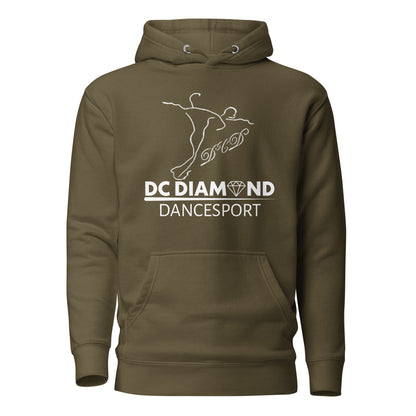 „DC Diamond“ Premium-Hoodie (Logo auf der Vorderseite)