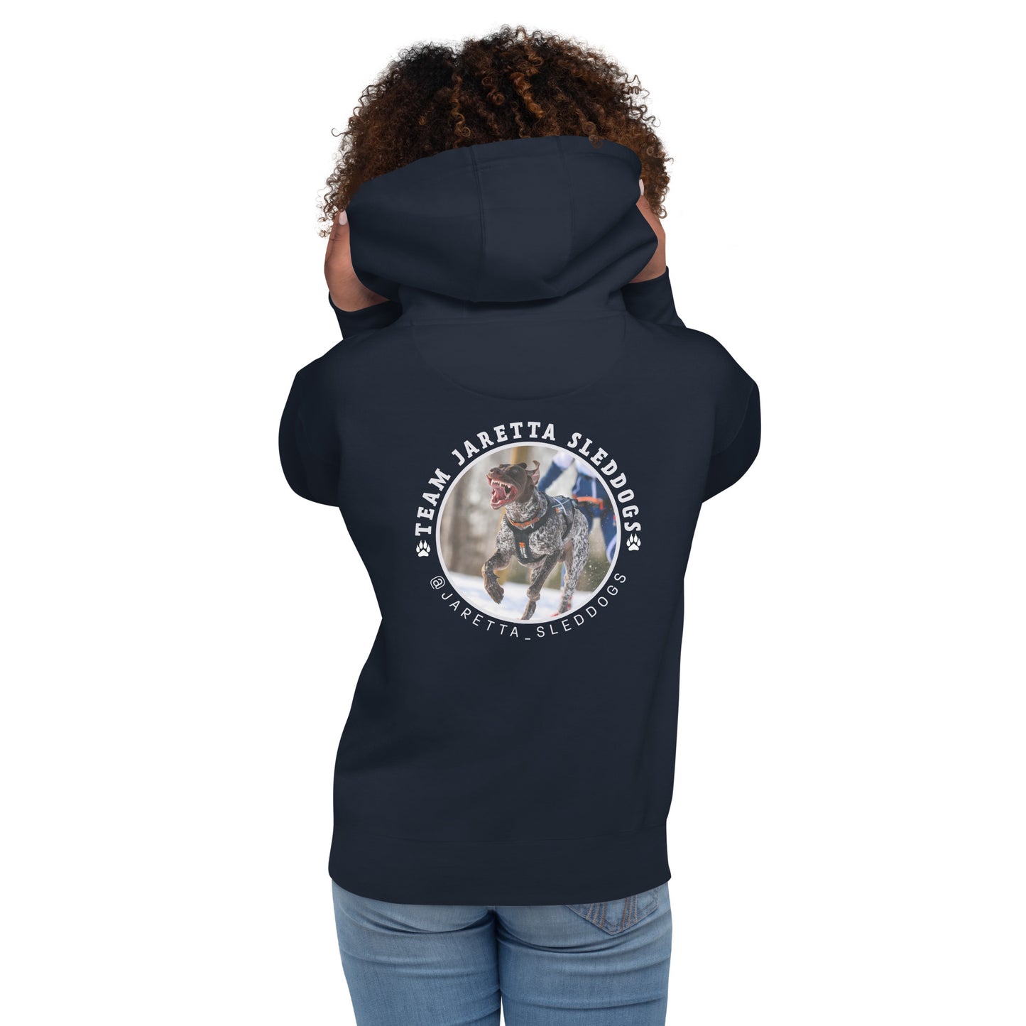 Premium-Unisex-Hoodie „Jaretta Sleddogs“.