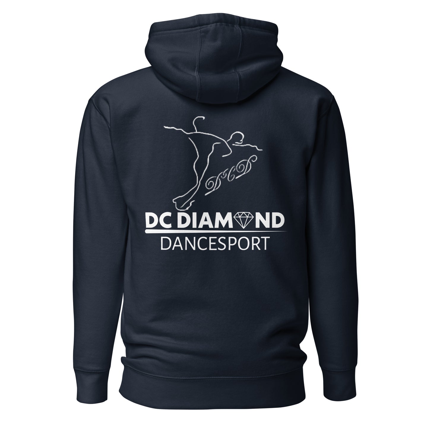 „DC Diamond“ Premium-Hoodie (Logo auf der Rückseite)