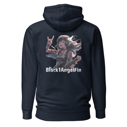 "BlacAngelfin" unisex huppari (MissPullukka)