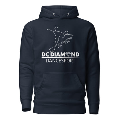 „DC Diamond“ Premium-Hoodie (Logo auf der Vorderseite)