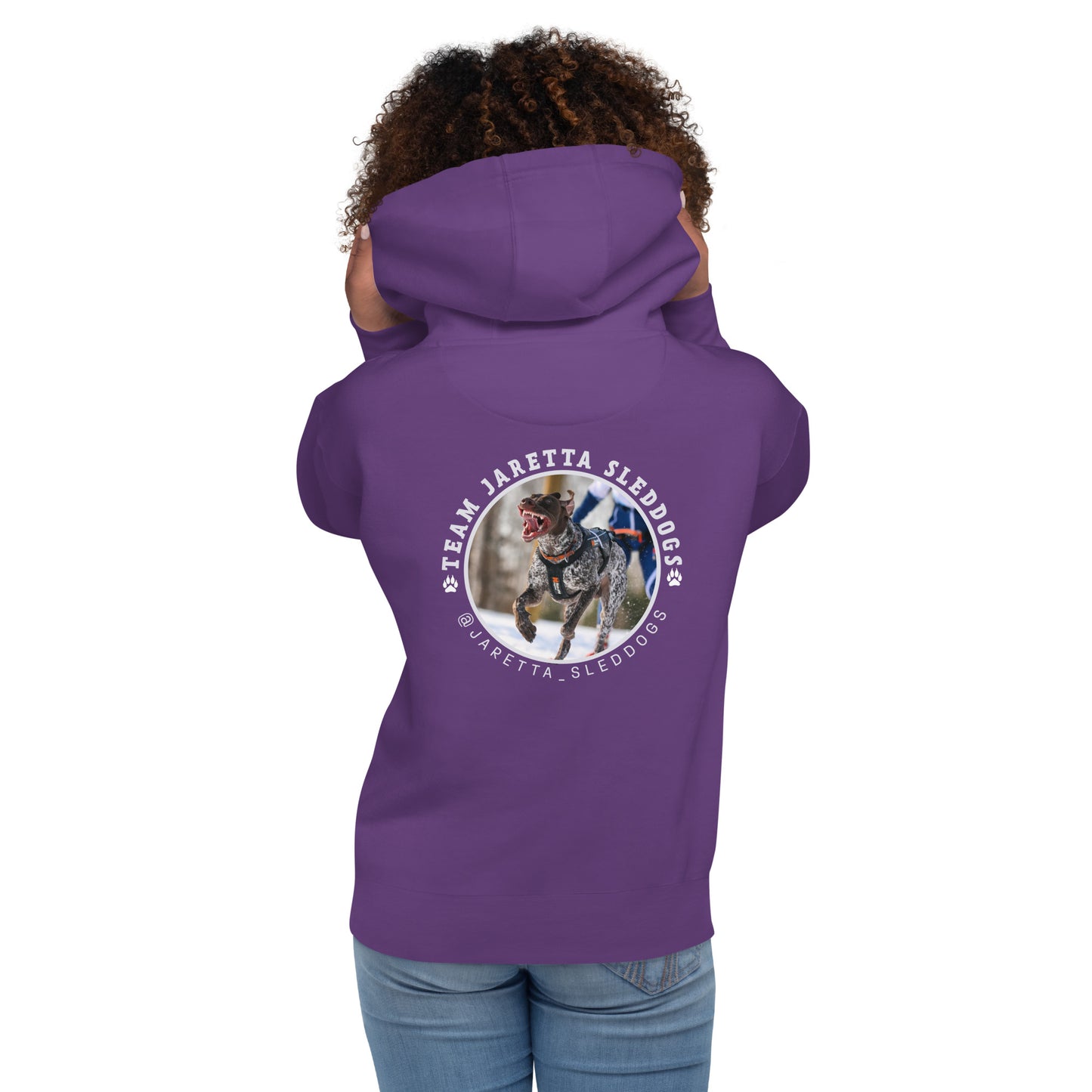 Premium-Unisex-Hoodie „Jaretta Sleddogs“.