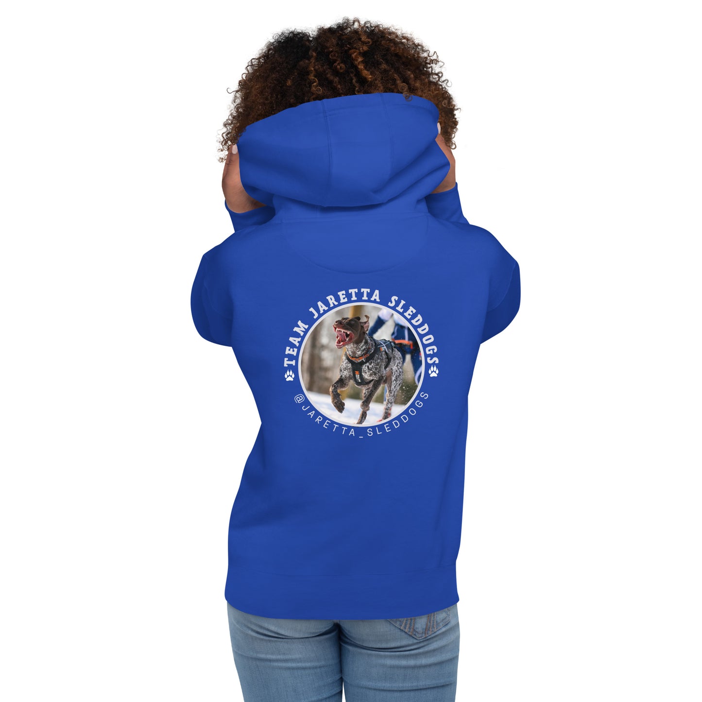 Premium-Unisex-Hoodie „Jaretta Sleddogs“.