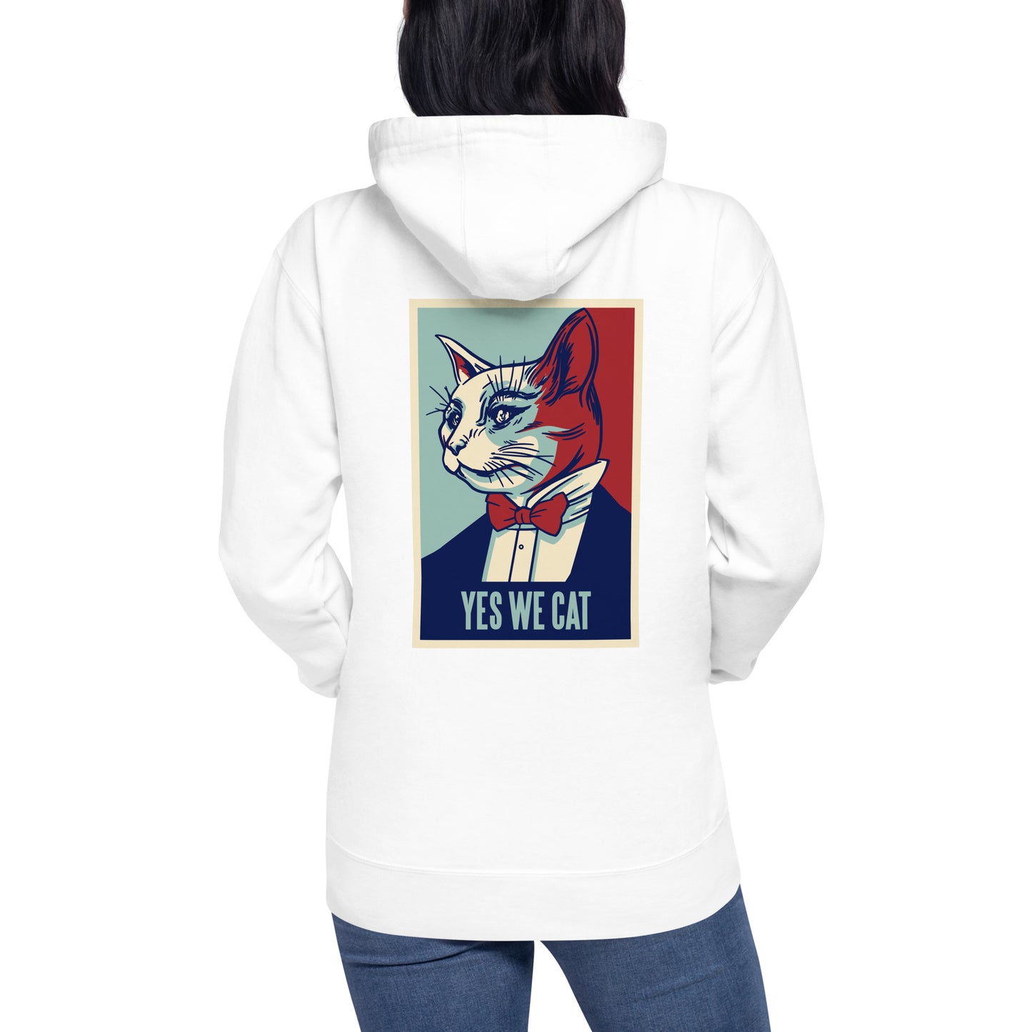 "Yes we cat" women's hoodie