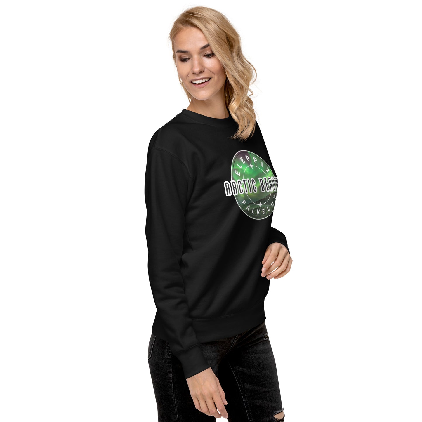 Sweatshirt „Arctic Beauty“ (großes Logo auf der Vorderseite)