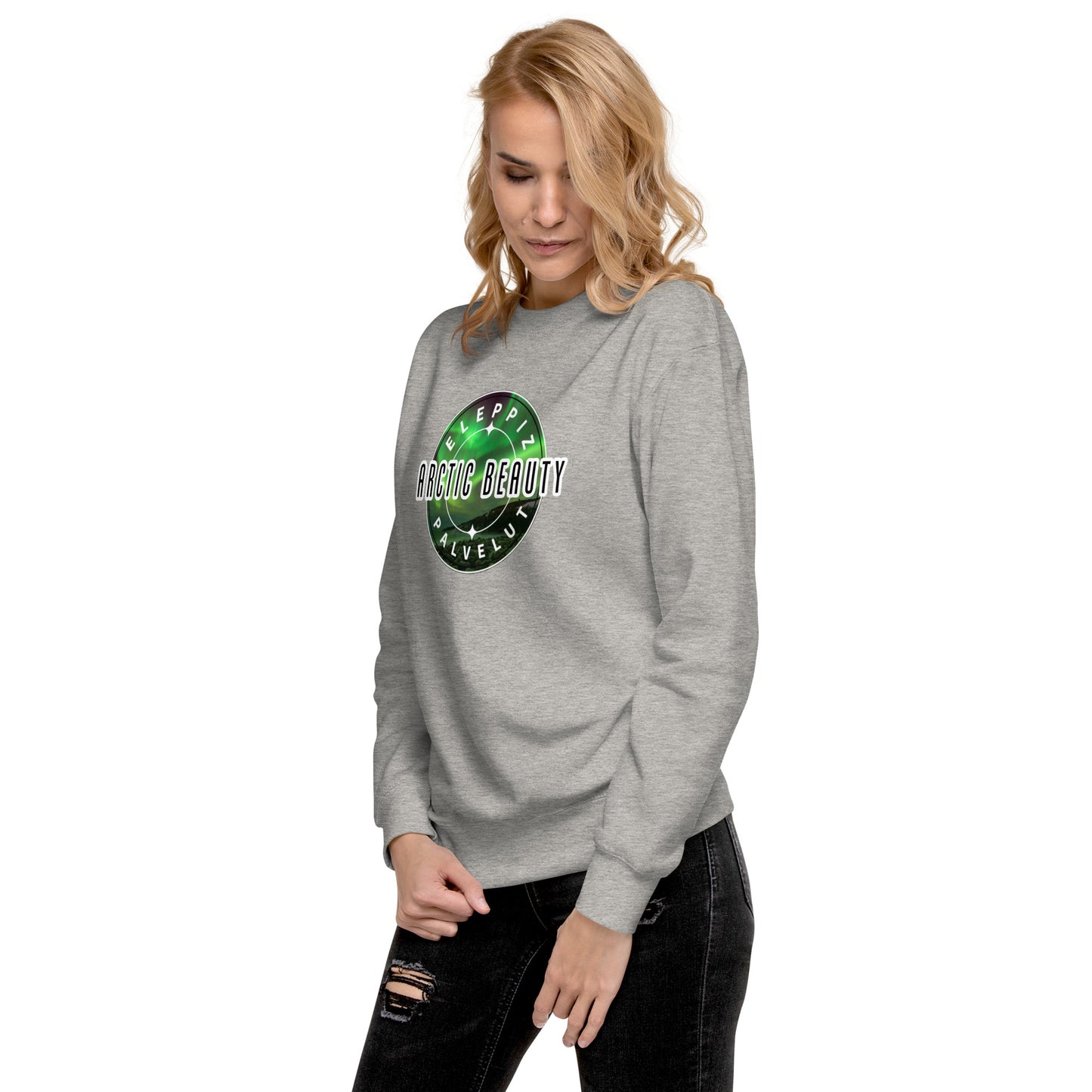 Sweatshirt „Arctic Beauty“ (großes Logo auf der Vorderseite)