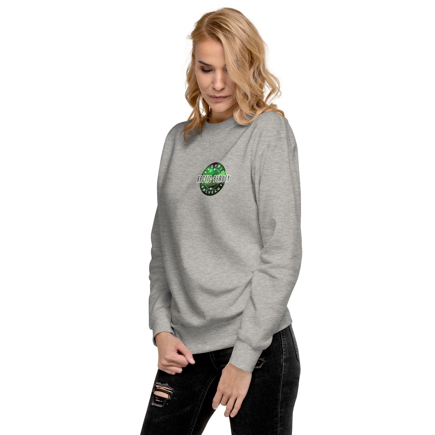 "Arctic Beauty" sweatshirt (small logo on the chest)