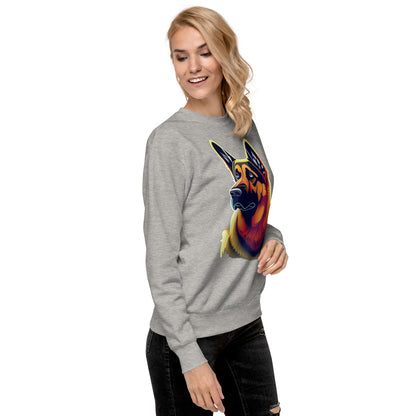 "German Shepherd" women's hooded sweatshirt