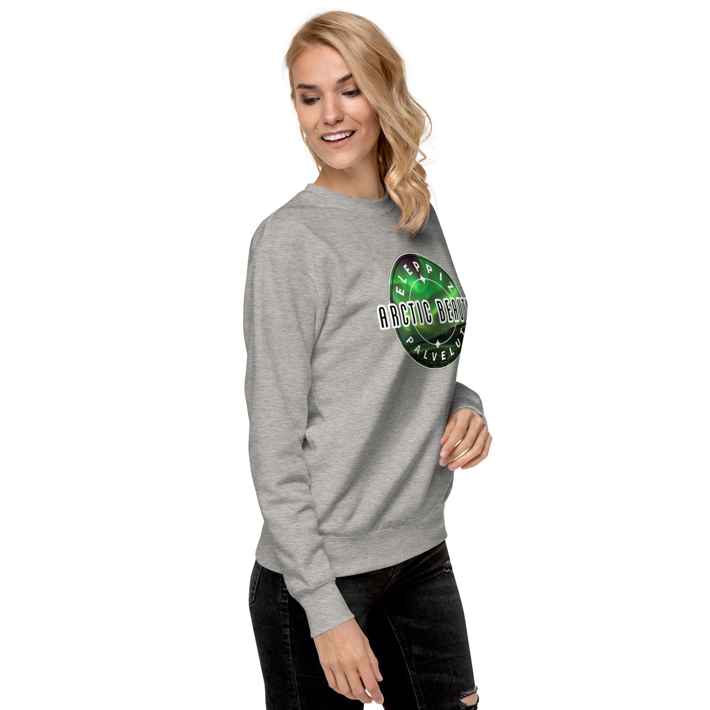 "Arctic Beauty" sweatshirt (large logo on front)