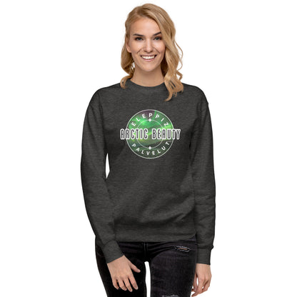 "Arctic Beauty" sweatshirt (large logo on front)