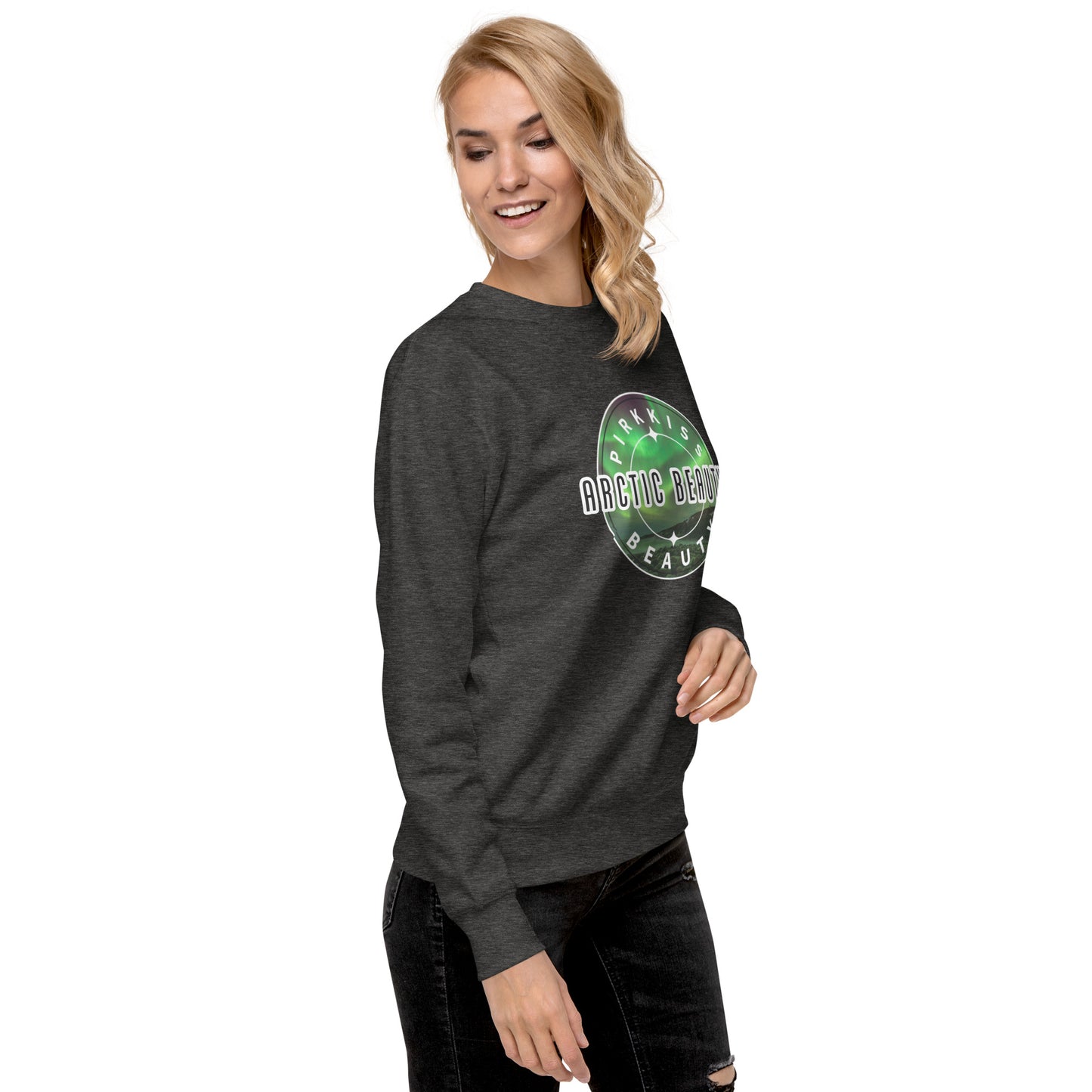 „PirkKiss Beauty“ Sweatshirt (großes Logo auf der Vorderseite)