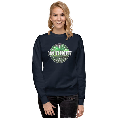 Sweatshirt „Arctic Beauty“ (großes Logo auf der Vorderseite)