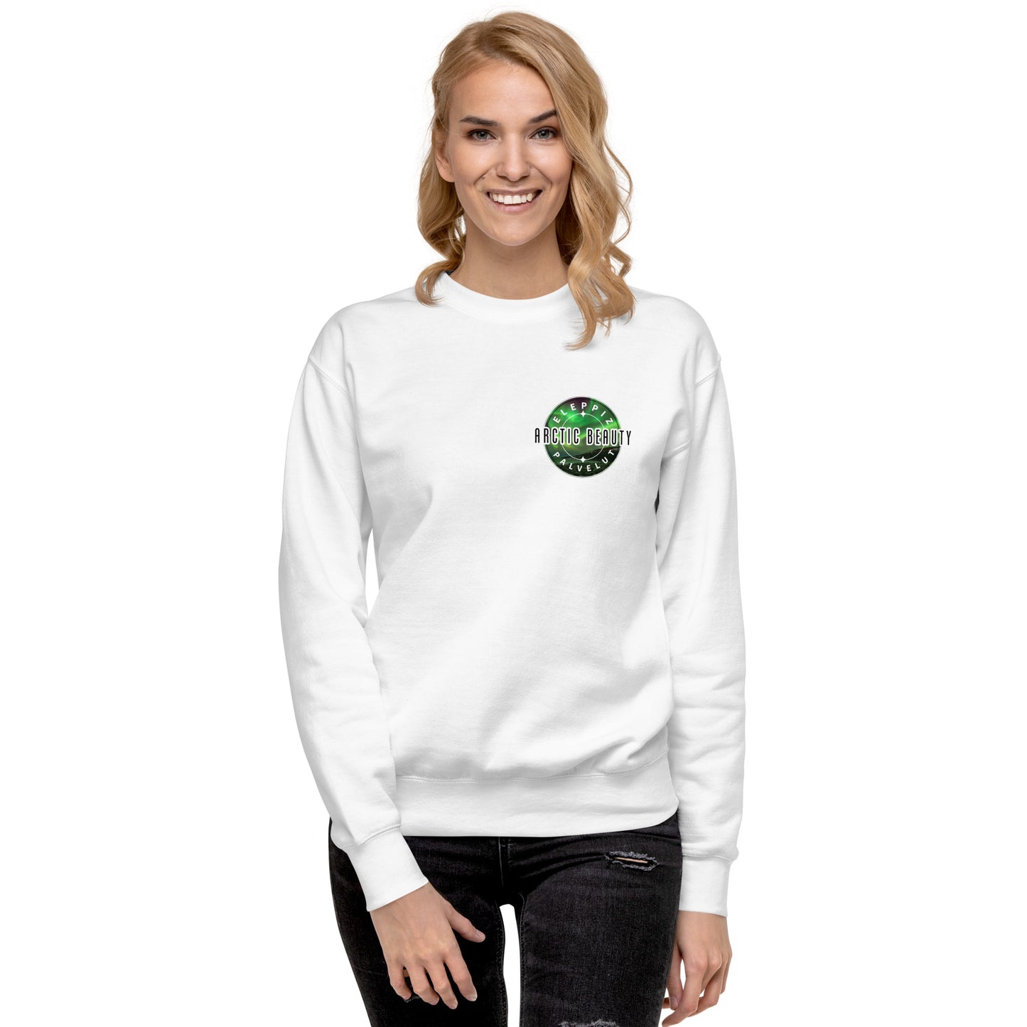 "Arctic Beauty" sweatshirt (small logo on the chest)