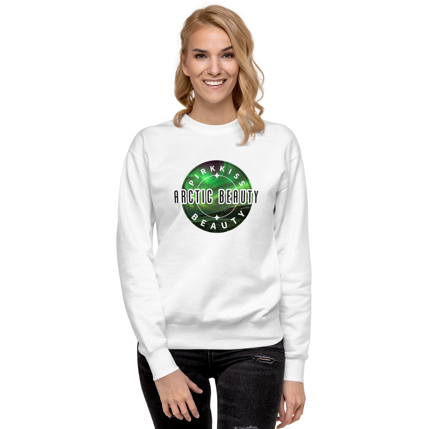 "PirkKiss Beauty" sweatshirt (big logo on the front)