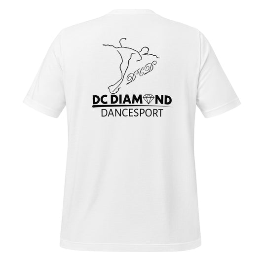 "DC Diamond" naisten t-paita (musta logo selässä)