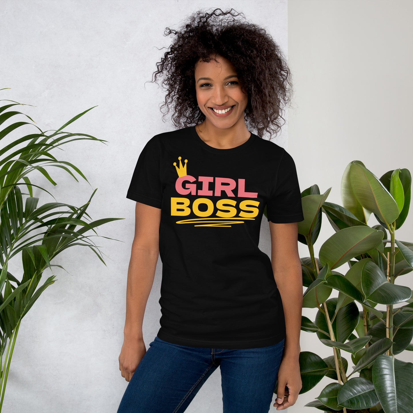 "Girl Boss" naisten t-paita