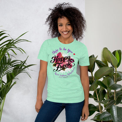 "Happy Freak" premium t-shirt (Leena Heikka)