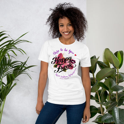 "Happy Freak" premium t-shirt (Leena Heikka)