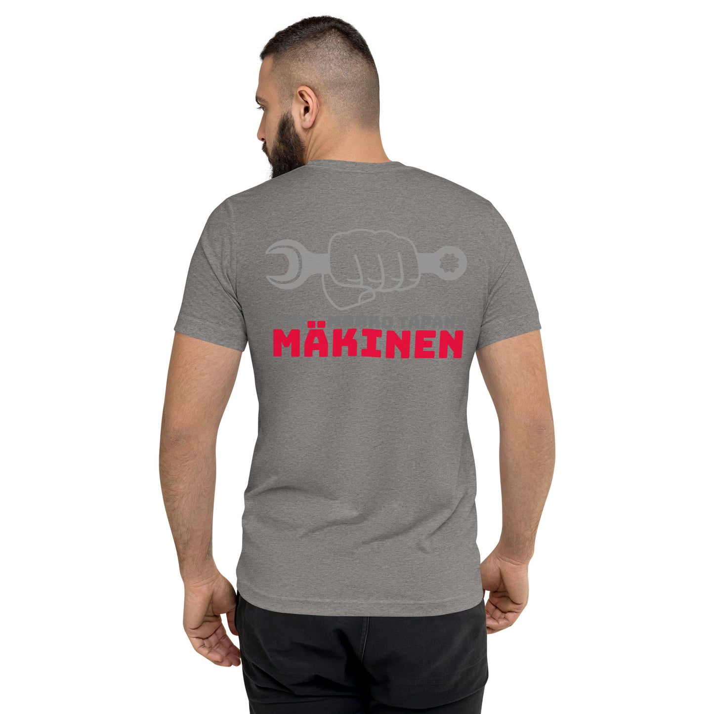 "T:mi Marko Tapani Mäkinen" t-shirt with back picture