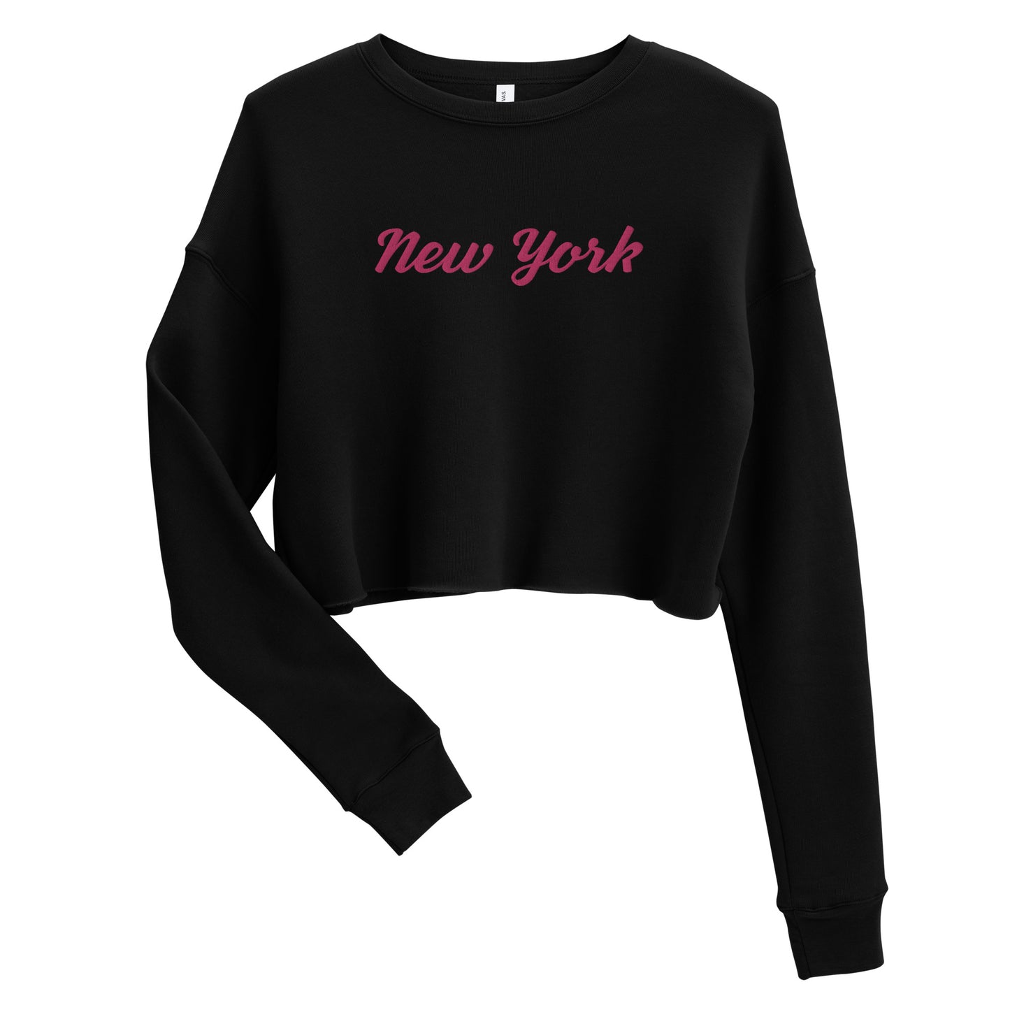 "New York" women's short crop sweatshirt
