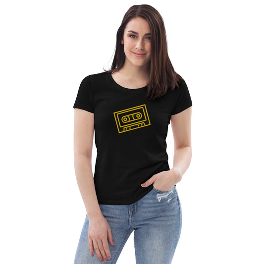 Damen-T-Shirt „Cassette“ (ökologisch)