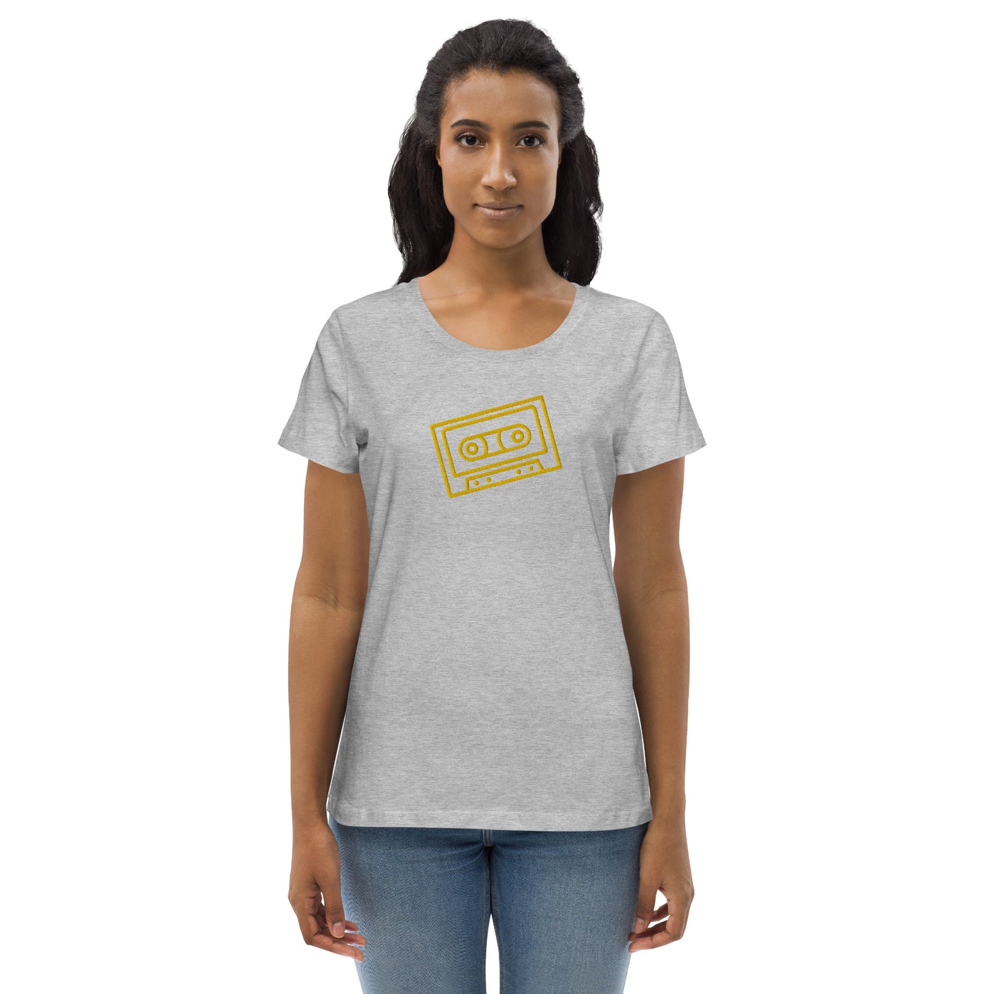 "Kasetti" naisten t-paita (ekologinen)