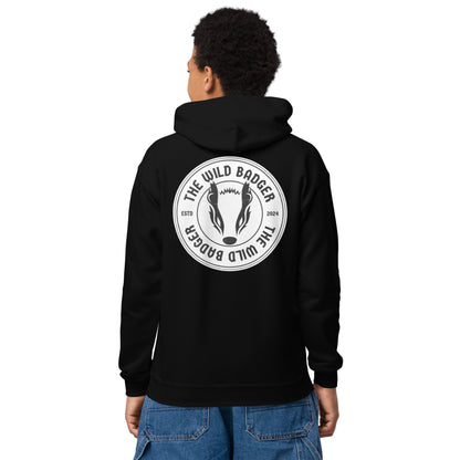 "Wild Badger" hoodie for children and teenagers