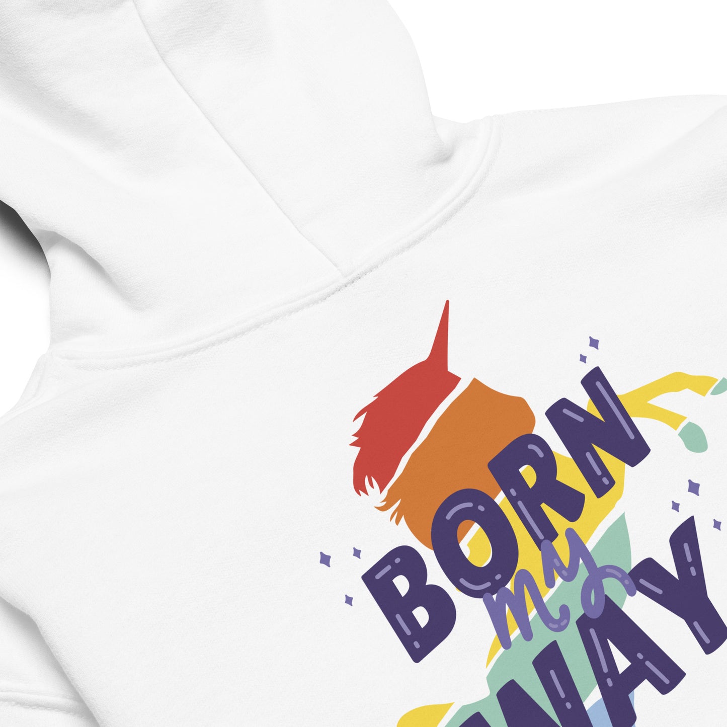 "Born my way" lasten ja nuorten huppari